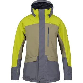 Pánská parka Pánská lyžařská bunda Hannah Garow FD Burnt olive/citronelle L