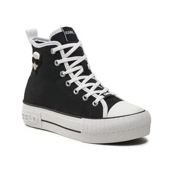Pánské tenisky Plátěnky KARL LAGERFELD KL60444 Černá 41