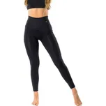 Dámské tvarující legíny GOLDBEE SHAPING LEGGINGS LYCRA 3XL Černá, Stříbrná