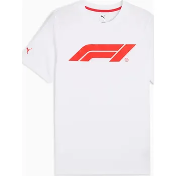 Pánské tričko Formula 1 F1 2025 unisex tričko ESS Logo - Puma bílé Velikost: L