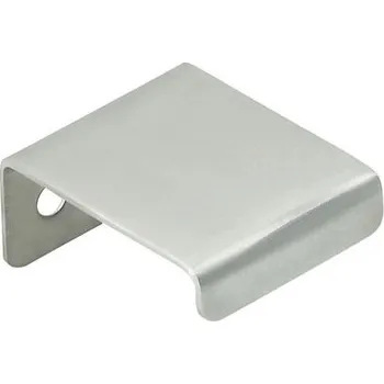 Nábytkové kování 12239 úchytka SIRO-AT Profilová rozteč 16mm nerez (Nábytková úchytka P s roztečí 16 mm v povrchu nerez. Vhodné řešení pro nábytek v interiéru.)