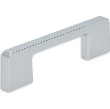 Nábytkové kování 14287 úchytka Kovová rozteč 96mm chrom lesklá (Nábytková úchytka K s roztečí 96 mm v povrchu chrom. Vhodné řešení pro nábytek v interiéru.)