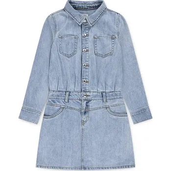 Dámské šaty Šaty Levi's LS WESTERN DRESS modrá barva, mini, 4EN476 50X, vel. 158