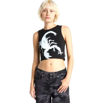 dámské tričko VANS Venom Fitted Crop Tank Black - L