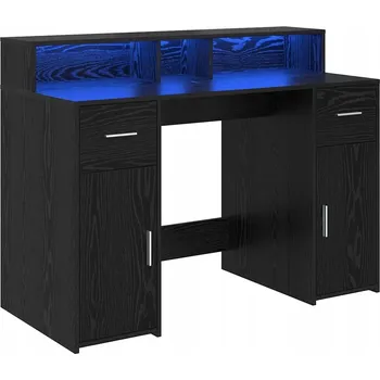 Psací stůl Psací stůl černý dub 120x55x91 cm Technické dřevo