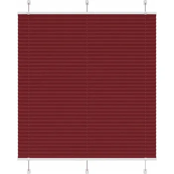 Roleta Roleta plisé Bordó Červená 120x150 cm Šířka látky