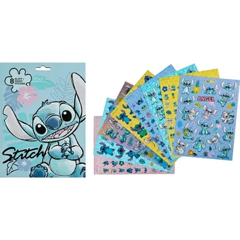 samolepka Samolepky Lilo a Stitch Undercover – 8 listů s nálepkami