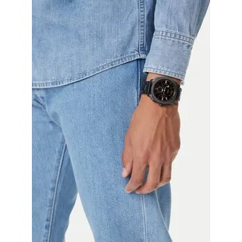 Hodinky Fossil Hodinky Machine Chronograph FS6097 Černá OS