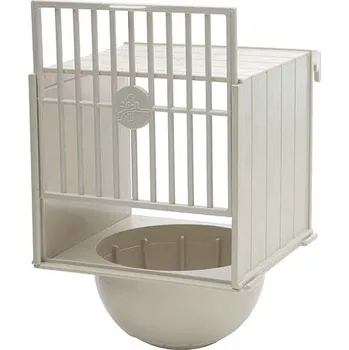 Pro ptáka Císařské hnízdo bílé s držákem 17 x 14,8 x 11 cm