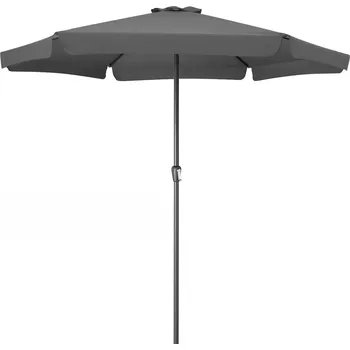 Stínicí technika FurniGO Zahradní slunečník Maui s UV 80+ Ø330 cm – antracit