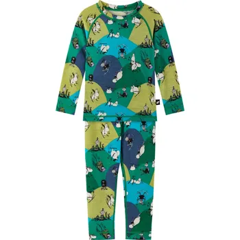 Dětské termoprádlo Reima Moomin Trivsam - Enchanted Green 104