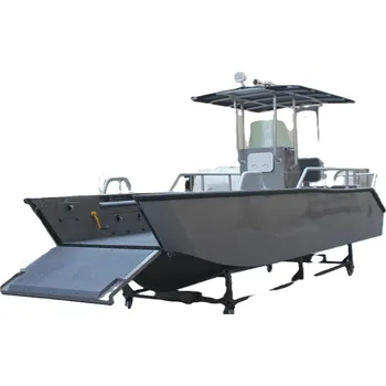 Člun boat007.cz EM 640 - Pracovní hliníková loď s výklopnou přídí