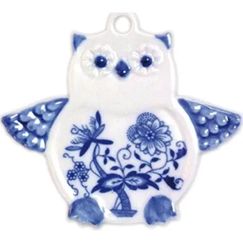 Český porcelán, Dubí Magnetka- sova Velikost: 90 x 85 mm Výška: 3 mm 70721 I.jakost