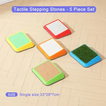 Balanční deska Merc sport Balanční nášlapy s různými povrchy sada 5ks v sadě pro rozvoj motoriky