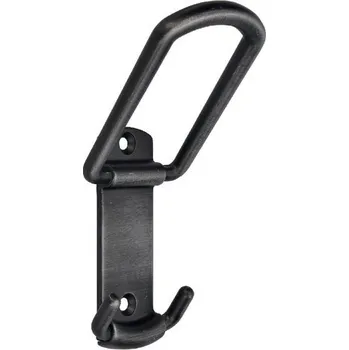 Věšák 12044 věšák masivní kovaný - železo broušené (Nástěnný věšák. Jednoduchý a funkční doplněk do interiéru.)