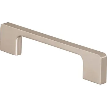 Nábytkové kování 14154 úchytka MILA 128 rozteč 128mm nikl broušený (Nábytková úchytka MILA s roztečí 128 mm v povrchu nikl. Vhodné řešení pro nábytek v interiéru.)