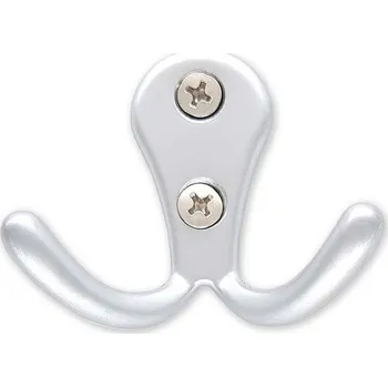 Věšák 63327 věšák RADIS satén chrom (Nástěnný věšák v povrchu satén chrom. Vhodné řešení pro nábytek v interiéru.)