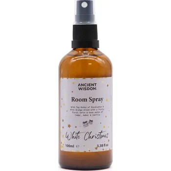 Ancient Wisdom Bytový sprej White Christmas (Bílé vánoce), 100 ml