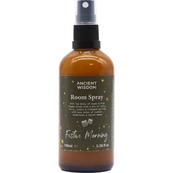 Osvěžovač vzduchu Ancient Wisdom Bytový sprej Festive Morning (Slavnostní Vánoční ráno), 100 ml