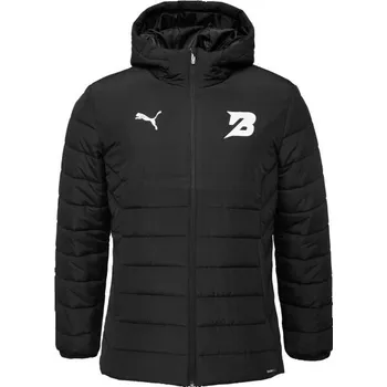 Pánská větrovka Pánská bunda Puma TEAMADDITIONS HOODED PADDED JACKET - BK PARDUBICE XXL Černá, Bílá