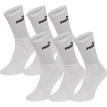 Pánské ponožky Puma skarpety PUMA ELEMENTS CREW SOCK 6P whit 883296 02 39-42 Velikost: 39-42