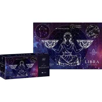 Puzzle INTERDRUK PUZZLE 250 dílků ZNAMENÍ ZVĚROKRUHU Znamení Váhy