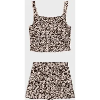 Dívčí tričko Sinsay - Komplet z viskózy - vícebarevná - 161ED-MLC - 161ED-MLC-152