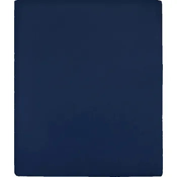 Prostěradlo Prostěradlo z žerzeje 100% bavlna 90x200 cm tmavě modré