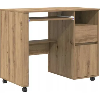 Psací stůl Obdélníkový psací stůl VidaXL 91 x 50 x 77 cm, odstíny hnědé