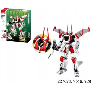 ostatní stavebnice Stavebnice Sluban Robot Letadlo 234 dílků 2v1 Stavebnice pro děti M38-B1281