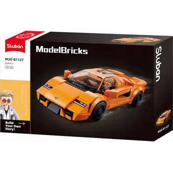 ostatní stavebnice STAVEBNICE SPORTOVNÍ AUTO VOZIDLO SLUBAN AUTÍČKO