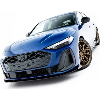 Tuning Street Pro Přední Spoiler Audi A5 S-Line / S5 Sedan / Avant B10 (Černý + Lesklé Klapky)