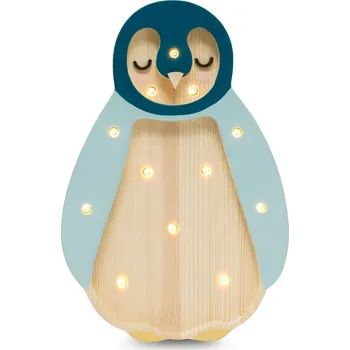 Dekorativní svítidlo Little Lights Lampa Tučňák Mini modrozelená