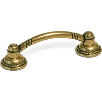 Nábytkové kování 11123-úchyka staromosaz 64mm ufík (11123-úchyka staromosaz 64mm ufík v povrchu mosaz. Praktický doplněk do interiéru.)