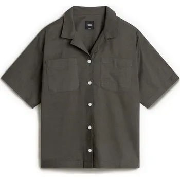 Dámská košile košile VANS Cassidy Camp Shirt Asphalt - M