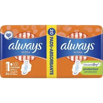 Dámské hygienické vložky Always - ultra normal, duo, 20 ks