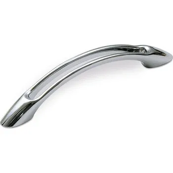 Nábytkové kování 12122 úchytka AXA rozteč 96mm chrom lesk (Nábytková úchytka AXA s roztečí 96 mm v povrchu chrom. Vhodné řešení pro nábytek v interiéru.)