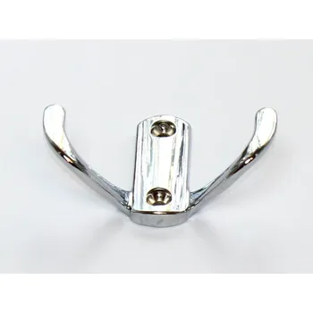 Věšák 770288 dvojháček chrom (Nástěnný dvojháček v povrchu chrom. Jednoduchý a funkční doplněk do interiéru.)