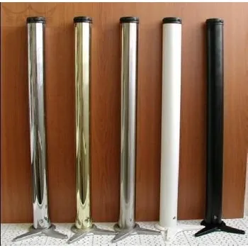 Nábytkové kování 64011 - Noha stol. 60x820mm Chrom (64011 - Noha stol. 60x820mm Chrom v povrchu chrom. Praktický doplněk do interiéru.)