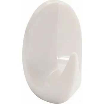 Věšák 12880 věšák Nalepovací bílá (Nástěnný věšák. Jednoduchý a funkční doplněk do interiéru.)