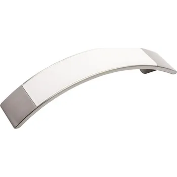 Nábytkové kování 14178 úchytka ANNA rozteč 96mm broušený nikl (Nábytková úchytka ANNA s roztečí 96 mm v povrchu broušený nikl. Jednoduchý a funkční doplněk do interiéru.)