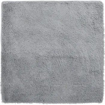 Koberec Koberec shaggy NAVARRA světle šedý 160 x 160 cm, 3,5 cm vlas, čtvercový