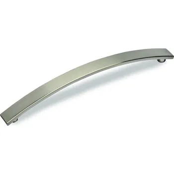 Nábytkové kování 12078 úchytka BELA rozteč 160mm broušený nikl (Nábytková úchytka BELA s roztečí 160 mm v povrchu broušený nikl. Vhodné řešení pro nábytek v interiéru.)