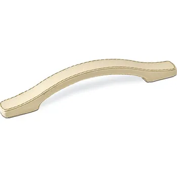 Nábytkové kování 14016 úchytka rozteč 128mm kůže (Nábytková úchytka s roztečí 128 mm. Jednoduchý a funkční doplněk do interiéru.)