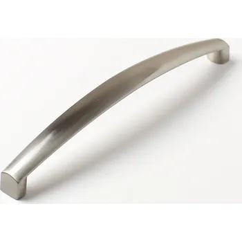Nábytkové kování 770099 úchytka KORDA rozteč 160mm broušený nikl (Nábytková úchytka s roztečí 160 mm v povrchu broušený nikl. Praktický doplněk do interiéru.)