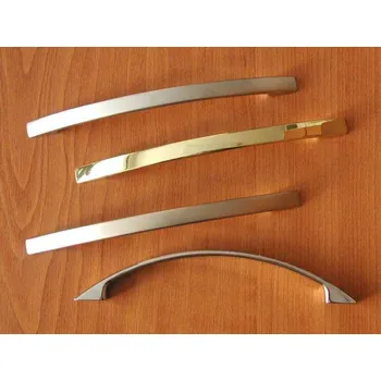 Nábytkové kování 63973 úchytka TINA rozteč 128mm nikl satén (Nábytková úchytka TINA s roztečí 128 mm v povrchu nikl. Vhodné řešení pro nábytek v interiéru.)