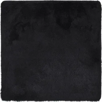 Koberec Koberec shaggy NAVARRA, černý, 120 x 120 cm, výška vlasu 3,5 cm