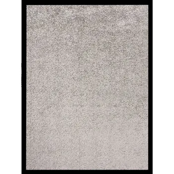 Rohožka Vstupní rohožka velurová protiskluzová, 100% PP, šedá, 40x60 cm