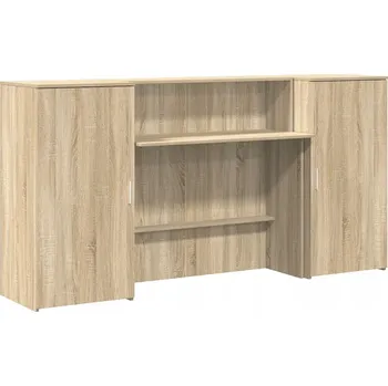 Obdélníkový psací stůl VidaXL 200 x 103,5 x 50 cm dub sonoma