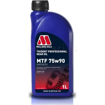 Motorový olej MILLERS OILS syntetický převodový olej Trident Professional MTF 75w90 1l